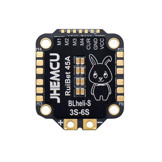 Hot Sales JHEMCU RuiBet 45A/55A ESC BLHELI_S Dshot600 4 in1 Bürstenloser ESC 3-6 S30.5X30.5M4 für RC Flight Controller Drone